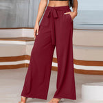 Women's Soft Draped Wide Leg Trousers | Effortless Everyday Comfort
