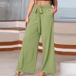 Women's Soft Draped Wide Leg Trousers | Effortless Everyday Comfort