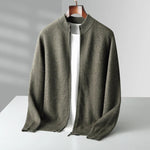 Men's Soft Wool Blend Jacket | Structured Minimalist Elegance