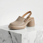 Women's Synthetic Heel Sandals | Elegant Sophisticated Style