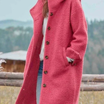 Hooded Loose Single-Breasted Jacket