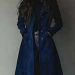 Vintage Suede Trench Coat