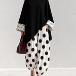 Black & White Polka Dot Two-Piece Set