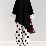 Black & White Polka Dot Two-Piece Set