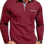 Barnaby | Checked Long-Sleeve Polo