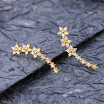 Elena | Light Catching Floral Earrings