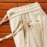 Relaxed Drawstring Tapered Trousers