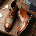 Sandro Leather Lace-Up Boot
