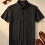Emilio Cotton-Blend Textured Polo