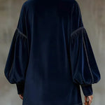Marlow | Velvet Tie-Neck Dress