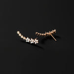 Elena | Light Catching Floral Earrings