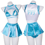 Angel 777 Cheerleader Swimsuit Costume