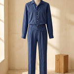 Armando Linen Shirt and Trouser Set