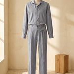 Armando Linen Shirt and Trouser Set
