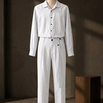 Armando Linen Shirt and Trouser Set