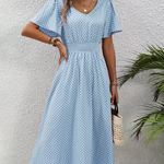 "La Scintilla | Elegant Polka Dot Dress Élisa" can be rewritten as:

"La Scintilla | Chic Polka Dot Dress Élisa"