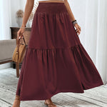 TAHLIA | TIERED FLORAL MAXI SKIRT