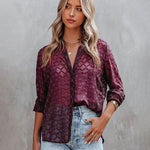 Zeagoo Long Sleeve Button Up Shirt Summer Sheer Tulle Top for Women Casual Loose Business Casual 2026 | Under