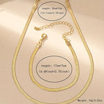 VINTAGE SNAKE CHAIN NECKLACE SET