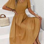 "La Scintilla | Elegant Polka Dot Dress Élisa" can be rewritten as:

"La Scintilla | Chic Polka Dot Dress Élisa"