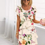 Imogen | Ruffle A-Line Dress