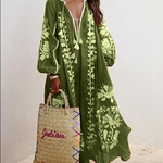 Oversize Boho Printed Maxi Dress