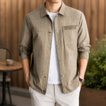 Snap-Front Shirt Jacket