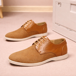 Casual Lace-up Leather Shoes