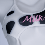 Drippin in Milk Swimsuit Cow Print