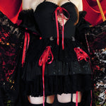 Blood Moon Laced Witch Dress