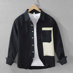 Corvier Ribbed Corduroy Texture Shirt