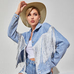Sienna Tassel Denim Jacket