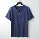 Castello Linen Button Tee