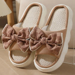 Lumiere Bow Slide Slippers