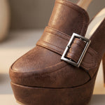 Teodora Platform Slingback Loafers