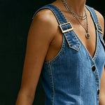 Vera | Denim dress with buttons