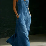 Vera | Denim dress with buttons