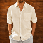 Linen Button-Up Shirt