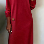 The Elara Comfort Midi Dress