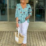 Felicity | Floral Button Blouse