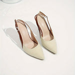 Amélie | Contrast Slingback Heels
