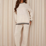 Charlotte Reid | Oversized Knit Wide Leg Lounge Set For Women