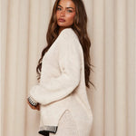 Charlotte Reid | Oversized Knit Wide Leg Lounge Set For Women