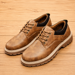 Plain-Toe Derby Shoes