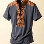 Renzo Lace-Up T-Shirt