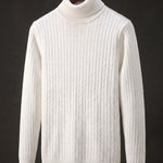 Carlo Cable-Knit Turtleneck Sweater
