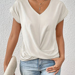 Luna Tummy tucking V-neck top