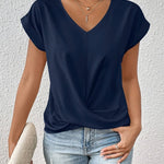 Luna Tummy tucking V-neck top