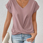 Luna Tummy tucking V-neck top