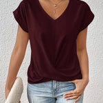Luna Tummy tucking V-neck top